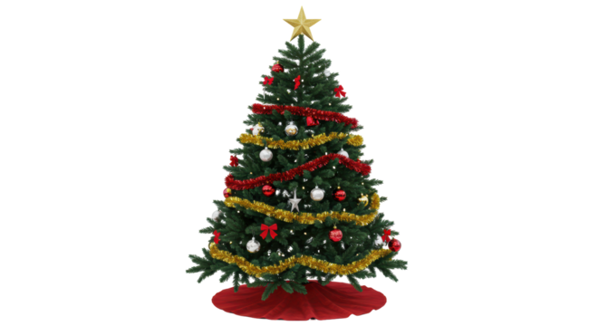 Isolated Christmas Tree