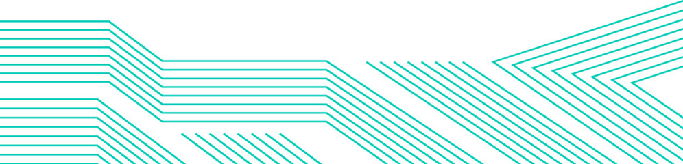 Geometric Line Corner Border