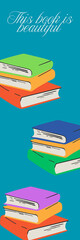 SEGNALIBRO CON LIBRI 