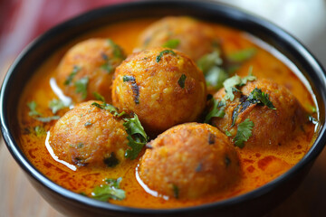 Fish ball curry soup generative AI