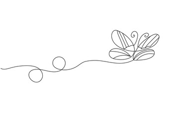 butterfly line art