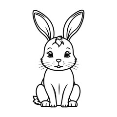 ウサギのかわいいイラスト｜Cute Bunny Illustration