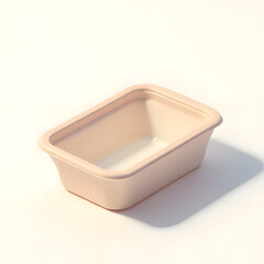 Plastic food container that can be washed and reused