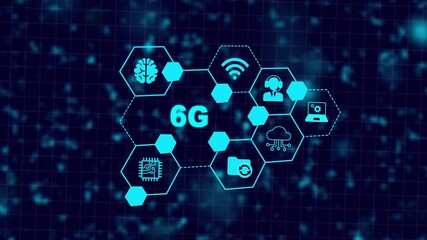 Internet, business, Technology and network concept. The concept of 6G network, high-speed mobile Internet, new generation networks. - Powered by Adobe