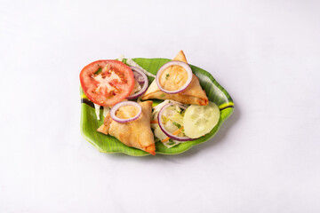 Samoussa poulet traditionnel Indienne