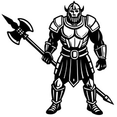 Obraz premium medieval knight with sword