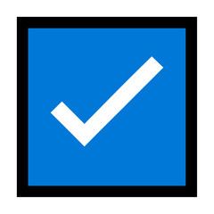 Check Mark Blue