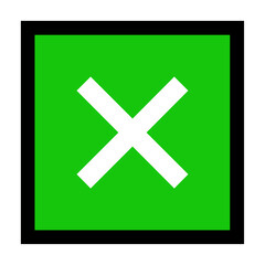 Obraz premium Cross Green