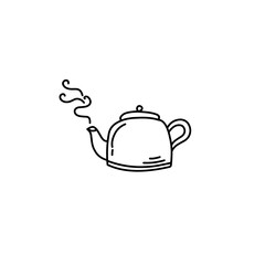 Hand drawn hot drink