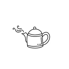 Hand drawn hot drink