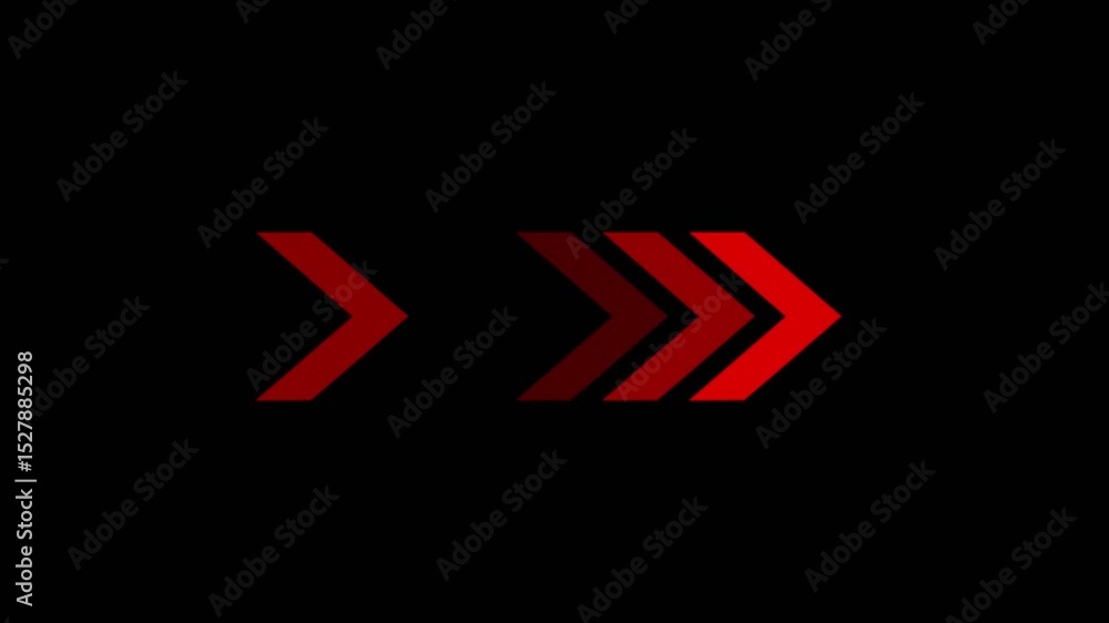 Poster Arrow Loop Animation direction concept. arrow loading icon concept animation .Colorful arrow icon concept .Arrow direction sign animation. arrow icon concept animation.