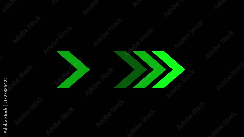 Poster Arrow Loop Animation direction concept. arrow loading icon concept animation .Colorful arrow icon concept .Arrow direction sign animation. arrow icon concept animation.