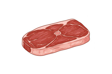 Delicious Steak Graphic Perfect for Restaurant Menus Branding and Food Packaging Design