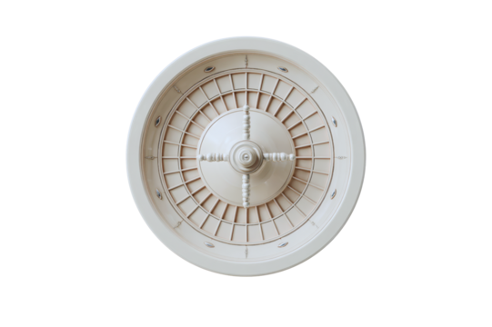 Elegant Cream Colored Roulette Wheel Casino Gambling Game Equipment Close Up