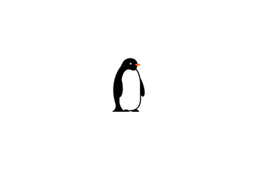 Adorable Penguin Design Perfect for Branding Logos Websites and Cute Animal Icons Scalable Graphic for Print and Web Use
