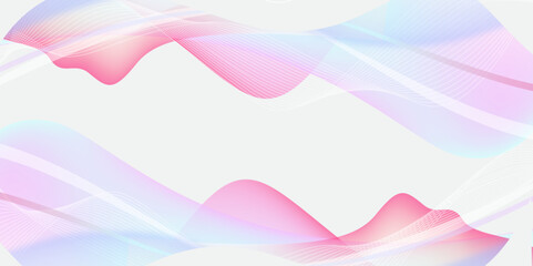 Colorful Fluid Abstract Wave Background in Pink Blue and Purple Tones.