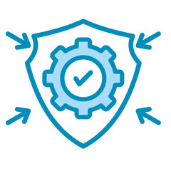 Resilience Shield  Icon Element For Design	
