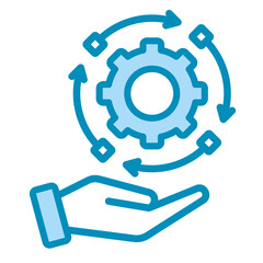 Change Management  Icon Element For Design	