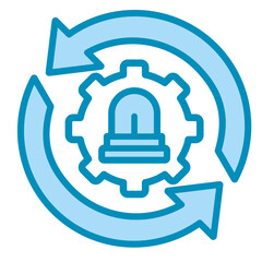 Emergency Response  Icon Element For Design	