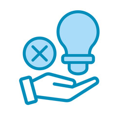 Learning Failure  Icon Element For Design	