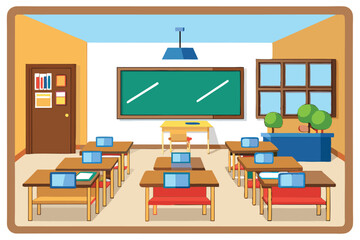 Modern Classroom Design Technology Integrated Learning Environment