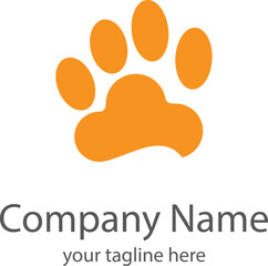 dog paw logo