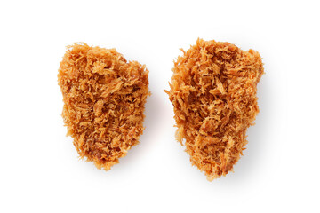 とんかつ　Tonkatsu on a white background