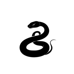 a black and white silhouette of a snake for a logo or tattoo black, logo, silhouette, snake, symbol, tattoo 