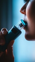 Person using inhaler (1)