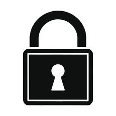 Lock and unlock icon privacy symbol set in green and red circle for user interface design. Lock icon collection. Locked and unlocked icon set. Flat security symbol. Vector Icon.