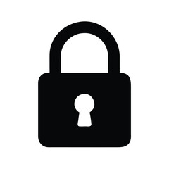 Lock and unlock icon privacy symbol set in green and red circle for user interface design. Lock icon collection. Locked and unlocked icon set. Flat security symbol. Vector Icon.