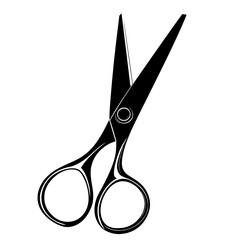 a pair of scissors is shown on a white background black, scissor