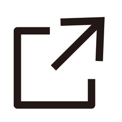 シンプルな矢印のアイコンイラスト