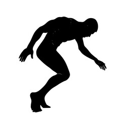 a black silhouette of a man on a skateboard black, man, silhouette, skateboard 