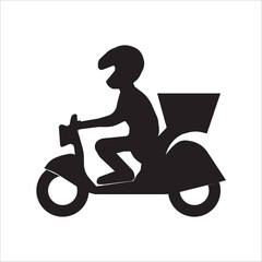 silhouette of a motorcycle