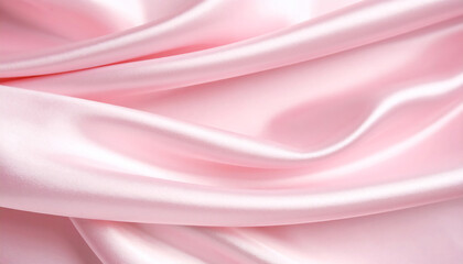 淡いピンク色のシルク生地のテクスチャ