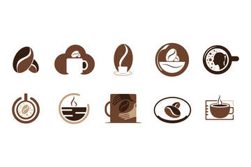 Coffee Shop Logo Set