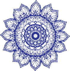 Multi colored mandala like background