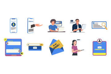 Employee Hiring Illustration