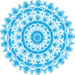 Multi colored mandala like background