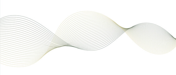 Abstract wave lines in cream-brown gradient on minimalist background. Futuristic and dynamic look, perfect for tech, digital, and modern design projects.