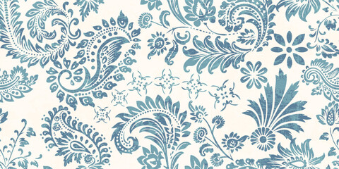Motifs Ikat floral paisley embroidery floral. ikat ethnic Saree Sarong oriental pattern traditional.Ikat embroidery style abstract embroidery design for texture,fabric,clothing,wrapping,decoration
