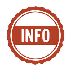 seal info icon stamp frame vector on white background
Vector seal on white background