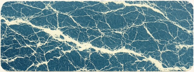 Textured teal cracked pattern