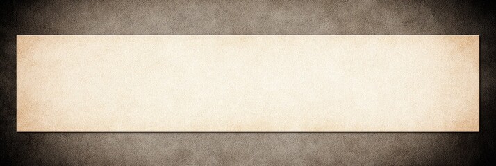 Aged paper banner on textured background