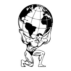 atlas titan metologi yunani