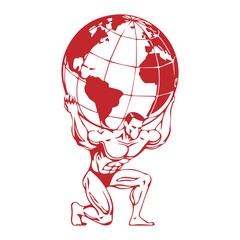 atlas titan metologi yunani