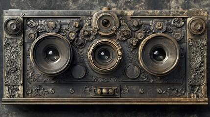 Ornate antique camera 