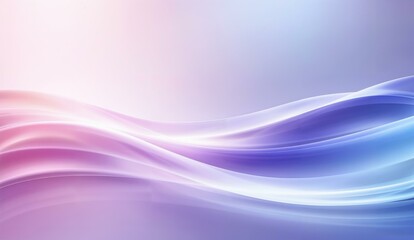 Abstract Flowing Waves in Pastel Colors