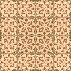 Elegant vintage floral pattern for design projects